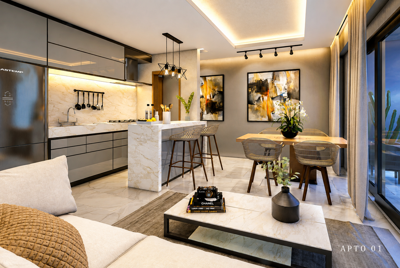 Apartamento — Sala / Cocina