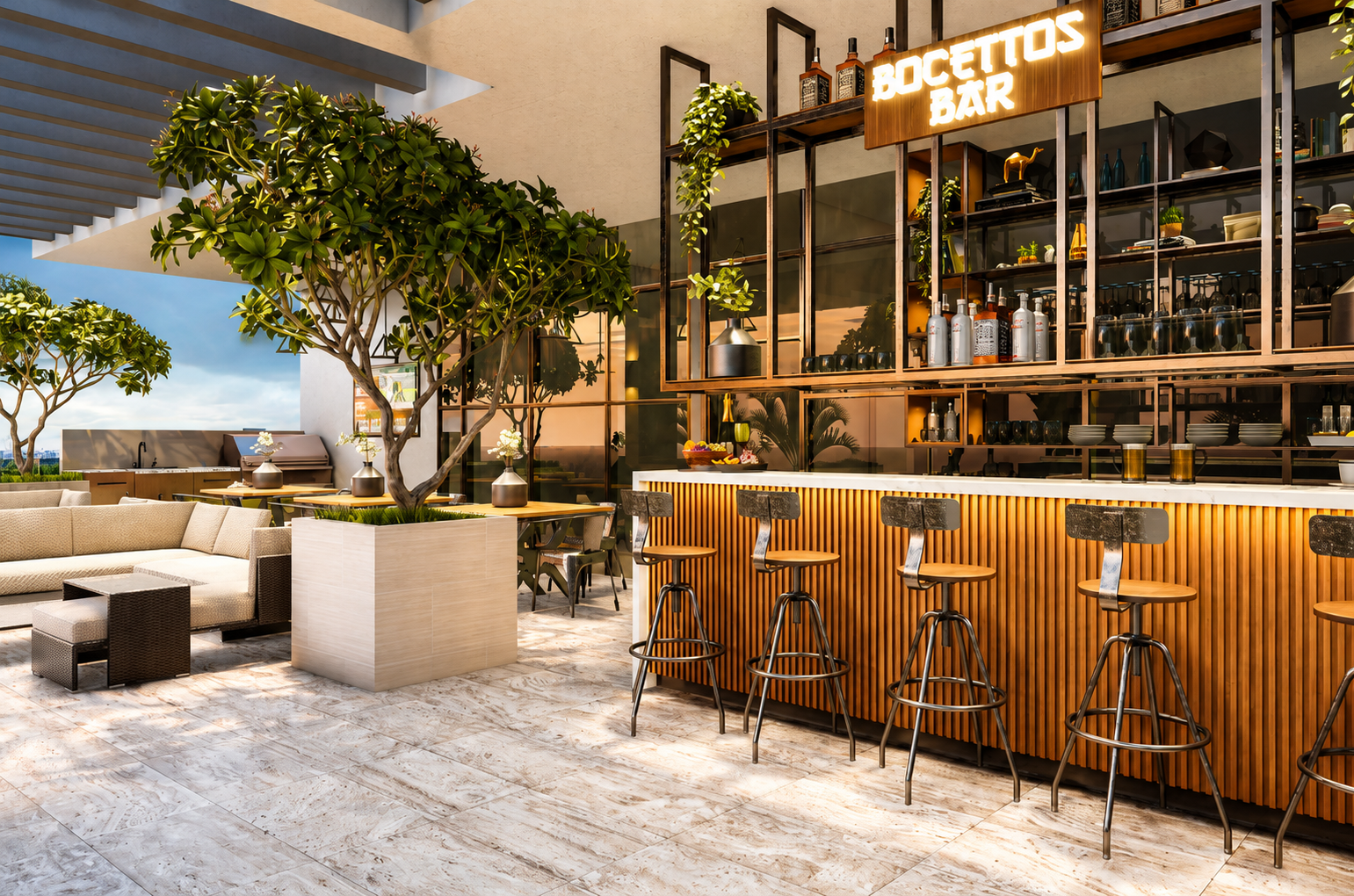 Bocettos Bar — Rooftop